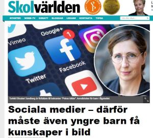 Bild på debattartikeln från Skolvärlden